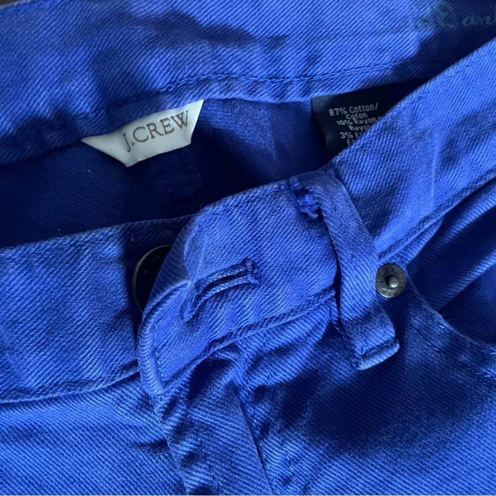 J. Crew Royal Blue Toothpick Jeans, Size 28 (6)